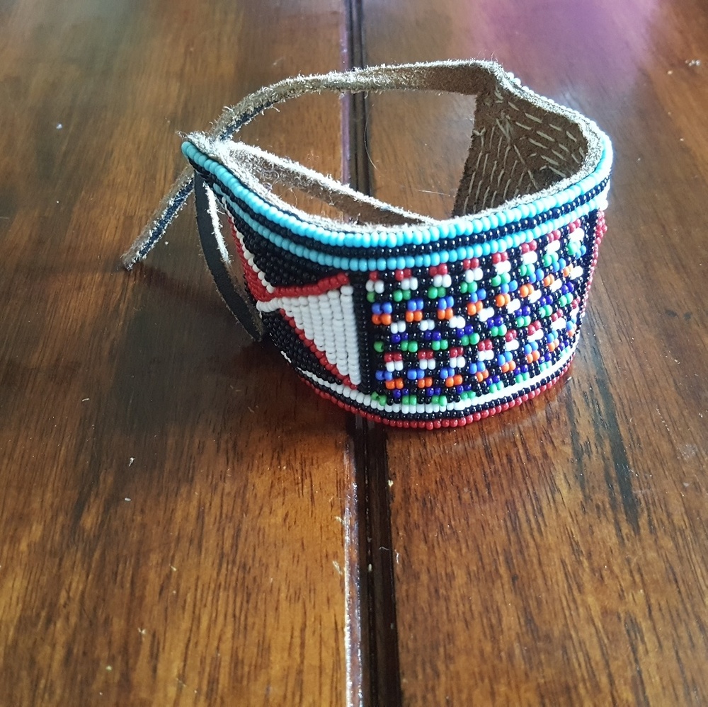 Unique beaded wrap bracelet